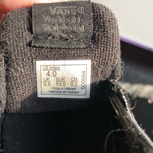 Vans - infant size 4 soft sole - Picture 4 of 5